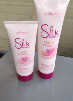 Крем для рук шелк орхидея орифлейм oriflame silk beauty