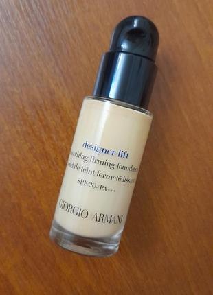 Тональний флюїд armani designer lift spf 20# 3