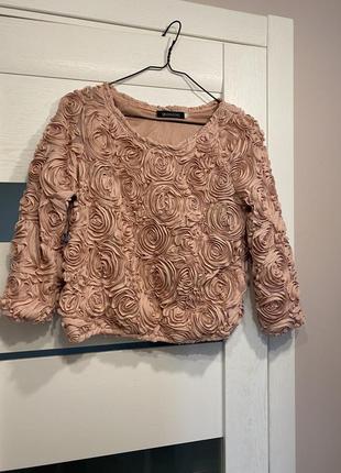 Кофта блуза пудра