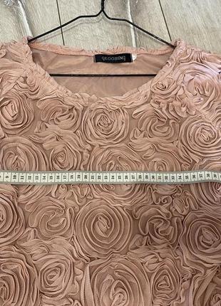 Кофта блуза пудра3 фото