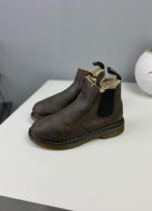 Черевики dr. martens leather kids boots