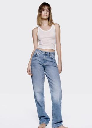 Zara зара жіночі джинси zw vintage boyfriend jeans