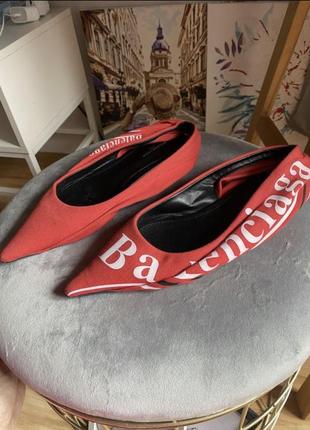 Мюли balenciaga балетки босоножки