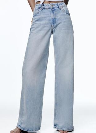 Zara зара жіночі джинси flared full length jeans zara2 фото