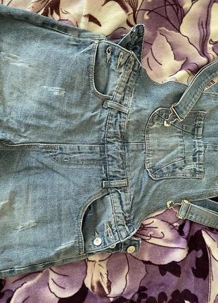 Літній ,джинсовий комбінезон2 фото