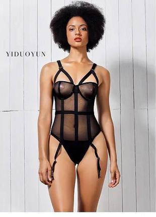 🖤бодик з підтяжками