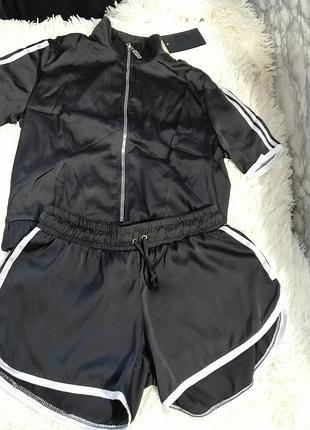 Літній костюм еко шовк  летний костюм эко шёлк