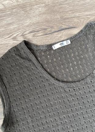 Вязанный жилет mango 4