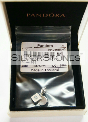 Скидки! pandora пандора шарм подвеска shopping queen арт. 791985en40 оригинал3 фото