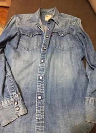 Джинсова фірмова сорочка