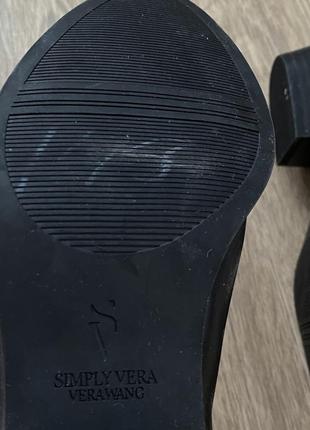 Черные ботинки vera wang4 фото