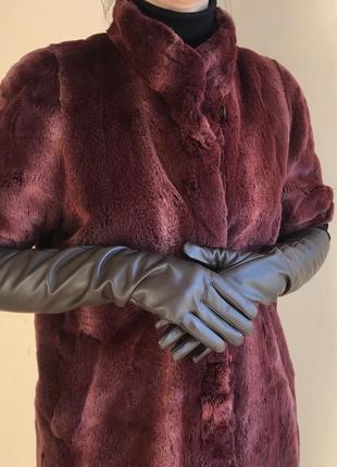 Довгі шкіряні рукавички з touch screen. різні кольори!