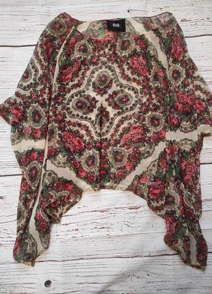 Блуза свободного кроя