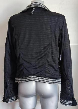Вовняний жакет marc cain в клітинку