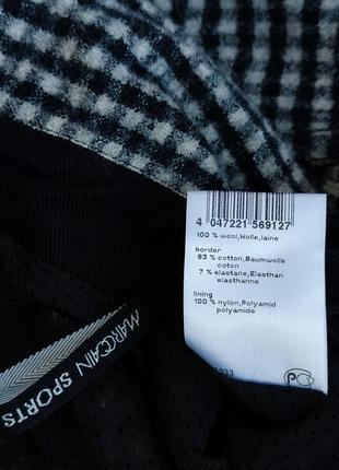 Вовняний жакет marc cain в клітинку