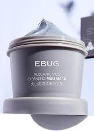 Маска для обличчя з вулканічним попелом ebug mud volcanic cleansing1 фото