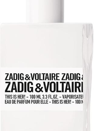 Продам духи zadig &voltaire  original 30 ml