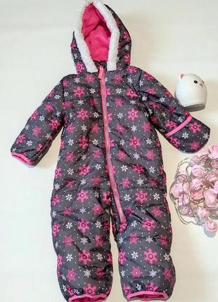 Комбінезон на 12 міс на флісі .pink platinum