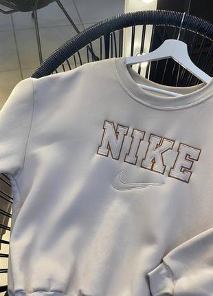 Світшот nike жіночий чоловічий вінтажний бежевий