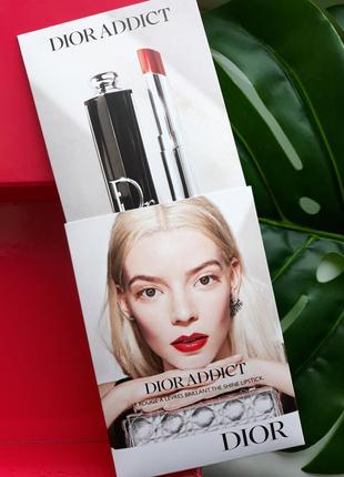 Dior addict the shine lipstick пробник помад