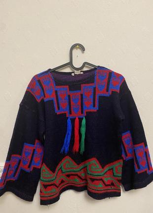 Фантастичний вінтажний светр 🍁1 фото