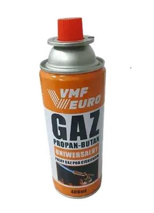 Газовий балон propan-butan gas (vmf euro) 400ml