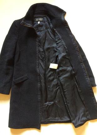 Шерстяное пальто armani jeans оригинал размер 8 usa2 фото