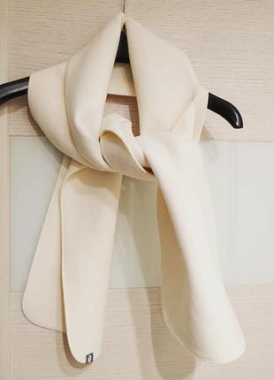 Белый шарф в стиле massimo dutti2 фото