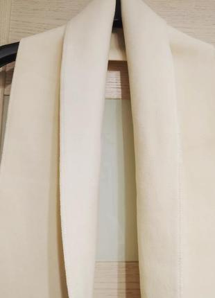 Белый шарф в стиле massimo dutti4 фото