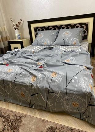 Комплект постельного белья из бязи-люкс, одуванчики волнка3 фото