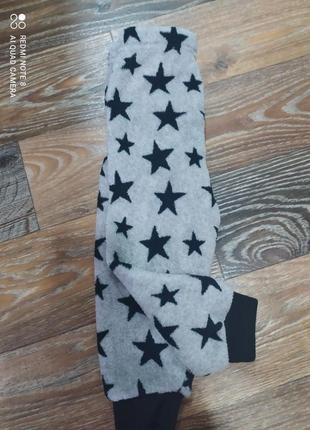 Плюшеві піжамні штанці на 9-12 місяців