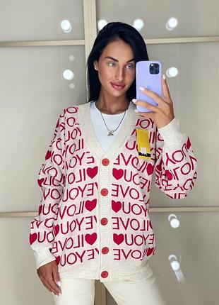 Жіночий кардинан вільного крою кофта світер турция