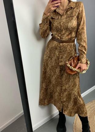 Сукня/сорочка у зміїний принт