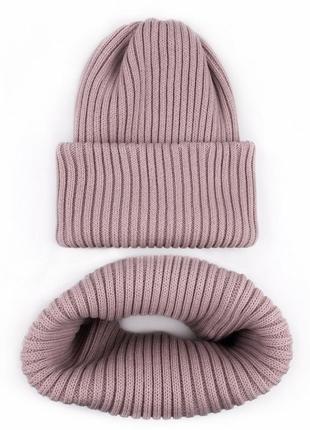 Демісезонна шапка.демисезонний комплект. в'язана шапка та хомут. демисезонная шапка. демисезонный комплект . вязаная шапка и хомут