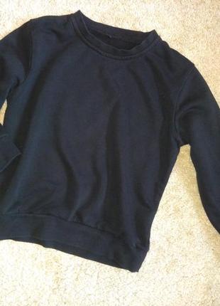 Светр теплий чорний зручний на кожен день