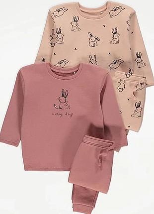 Костюм зайка george 92/98, 98/104, 104/110, 110/116см