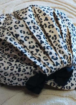 Дитяча леопардова кепочка на дівчинку від хм р-50-51