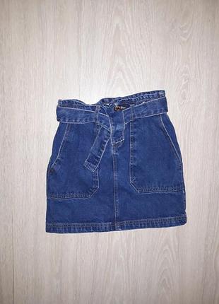 Синя джисова спідниця denim co на 11-12 років