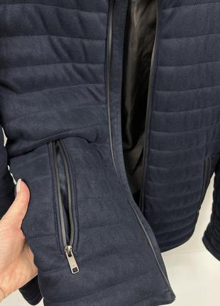 Zara men чоловіча класична куртка стьобана7 фото