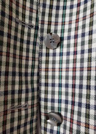 Винтажный шерстяной(  шерсть +шелк )пиджак блейзер delmod6 фото