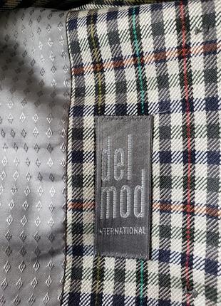 Винтажный шерстяной(  шерсть +шелк )пиджак блейзер delmod3 фото