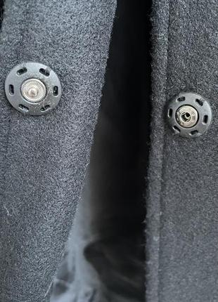 Пальто з натуральним хутром на кишенях5 фото