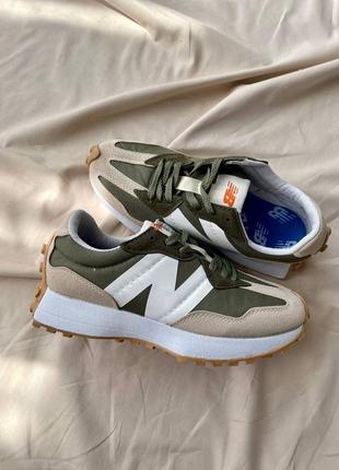 Кросівки new balance 327 khaki9 фото