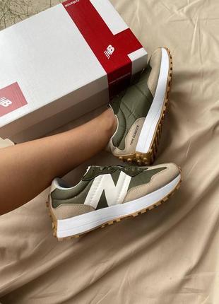 Кросівки new balance 327 khaki10 фото