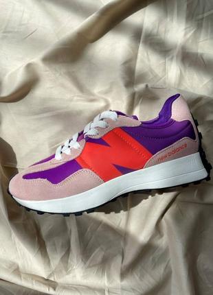 Кросівки new balance 327 purple5 фото