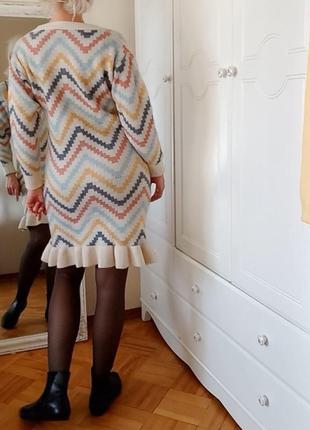 Сукня вязка тепла зима7 фото