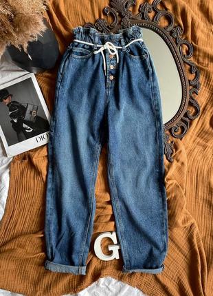 Стильні мом джинси від zara, джинси прямого крою3 фото