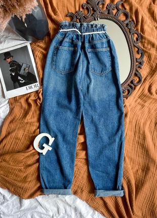 Стильні мом джинси від zara, джинси прямого крою9 фото