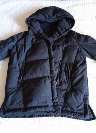 Куртка zara пуховик нат.
