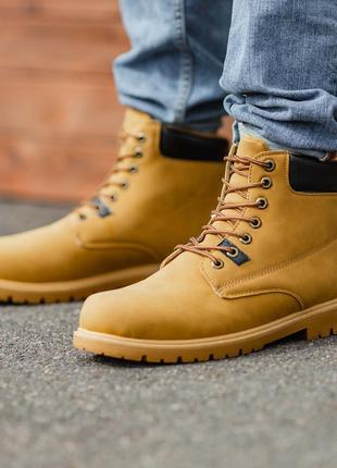 Мужские деми ботинки под timberland jomix  на меху 44 размер ra609